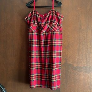 Betsey Johnson/Torrid Plaid Mini Dress